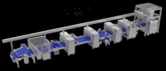 RONDO ASTec Pizza Line Pizzaherstellung industriell