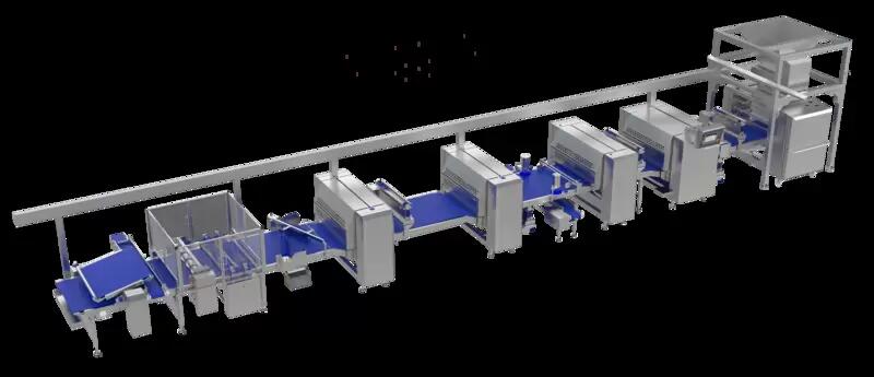 RONDO ASTec Pizza Line Pizzaherstellung industriell