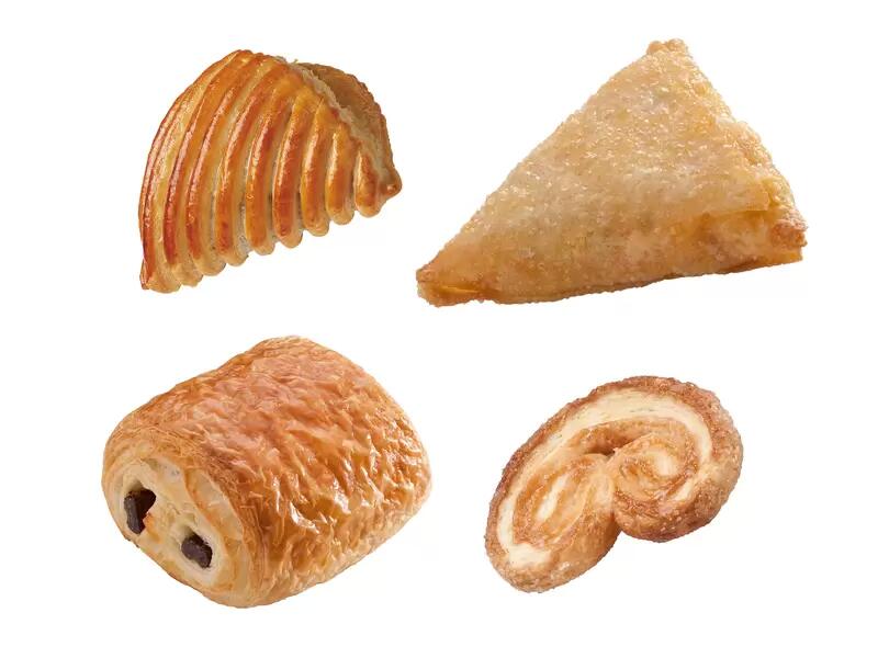 RONDO Gefaltete Feingebäcke D-Shape Samosa Pain au chocolat Schweineohr