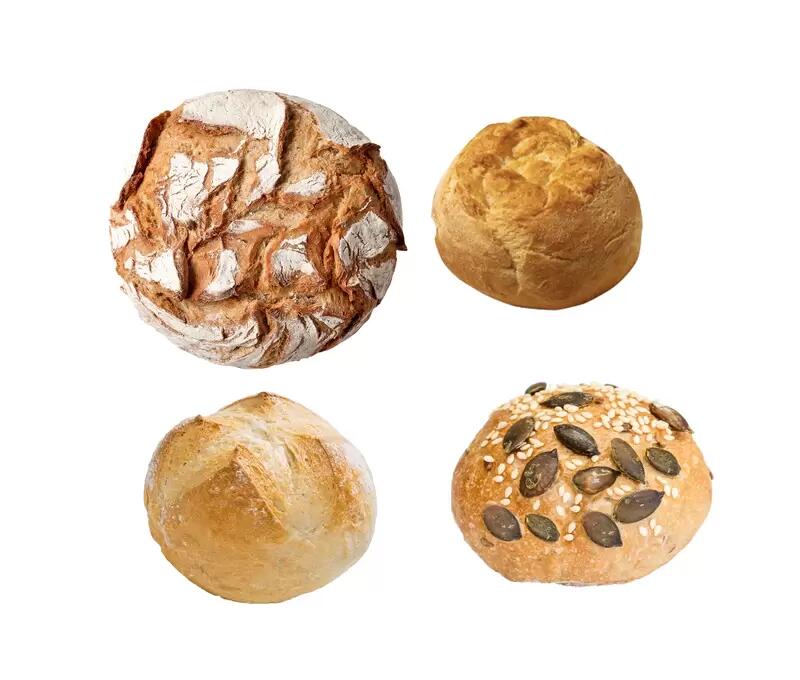 RONDO Rundbrote und -brötchen teils besaatet
