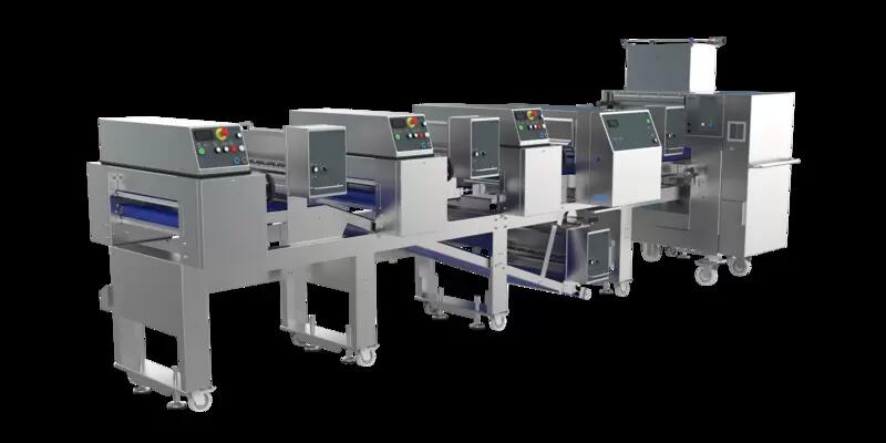 RONDO Thin Dough Trio mit Querroller für Dünnteigherstellung